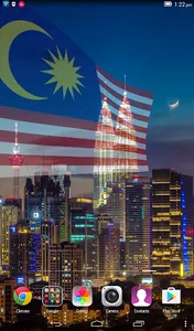 Malaysia Flag Live Wallpaper screenshot 4