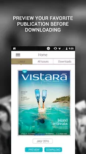 Vistara Magazine screenshot 1