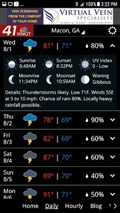 41NBC AccuWeather App screenshot 3