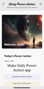 Daily Power Action screenshot 1
