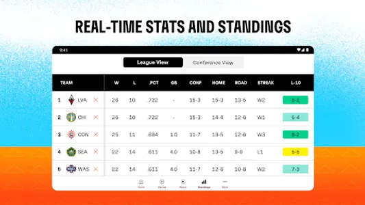 WNBA - Live Games & Scores screenshot 12