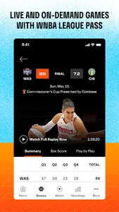 WNBA - Live Games & Scores screenshot 5