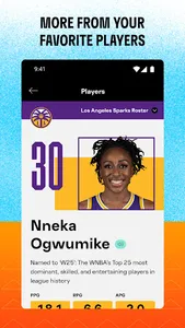 WNBA - Live Games & Scores screenshot 7