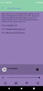 WNLR - 1150AM - New Life Radio screenshot 2