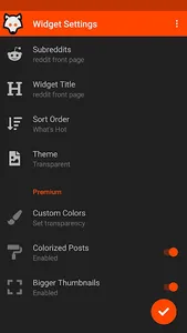 Wolf Widget for Reddit screenshot 3