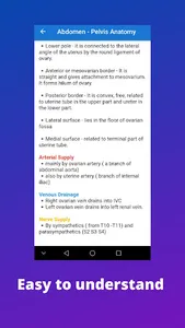 Anatomy notes:Abdomen & Pelvis screenshot 1