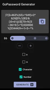 GO Password Generator screenshot 1