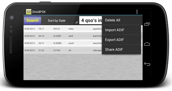 DroidPSK - PSK for Ham Radio screenshot 5
