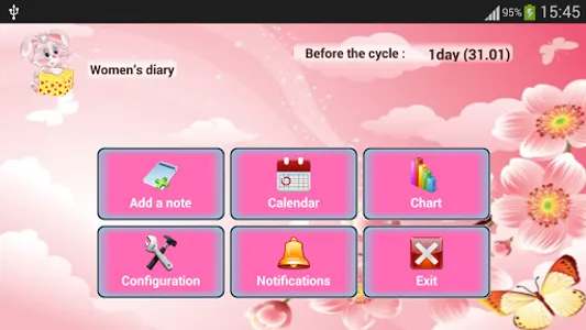 Woman diary (calendar) screenshot 17