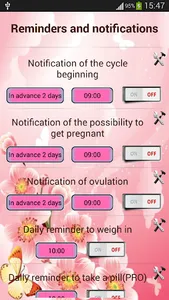 Woman diary (calendar) screenshot 22