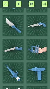 Origami Weapons Instructions screenshot 3