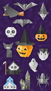 Origami Halloween From Paper screenshot 0