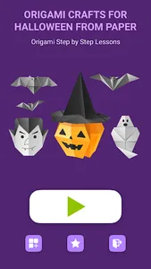 Origami Halloween From Paper screenshot 1