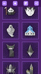 Origami Halloween From Paper screenshot 3