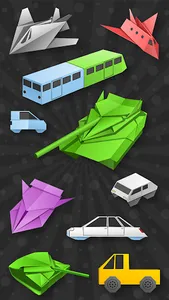 Origami Paper Vehicles screenshot 0