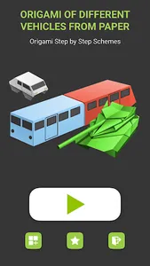 Origami Paper Vehicles screenshot 1