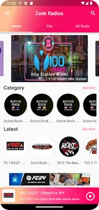Zeek Radios screenshot 1