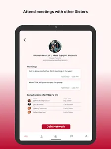 WomenHeart - SisterMatch screenshot 12