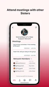 WomenHeart - SisterMatch screenshot 2