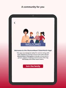 WomenHeart - SisterMatch screenshot 5