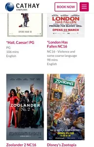 Cinemas Movie Singapore screenshot 1