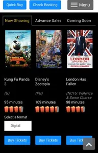 Cinemas Movie Singapore screenshot 2