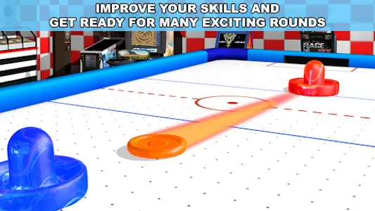 Air Hockey - Ice to Glow Age screenshot 1