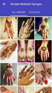 Simple Mehndi Designs screenshot 2