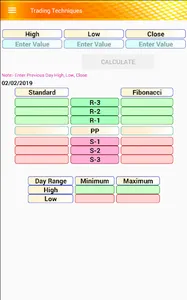 Global Trader Calculator screenshot 1