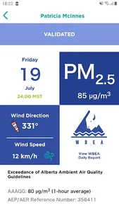 WBEA AQE screenshot 1