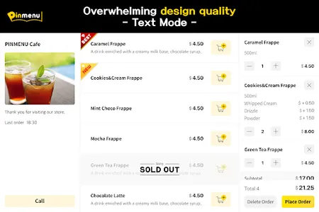 Pinmenu Order screenshot 3