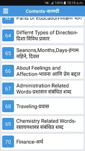 Daily Words English to Marathi screenshot 1