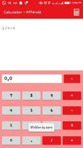 Aff-Calc screenshot 1