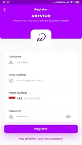 Service screenshot 2