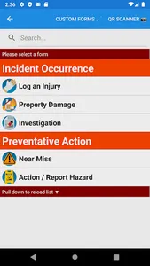 Incident Report screenshot 1