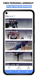 Fitness workouts at home screenshot 2