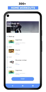 Fitness workouts at home screenshot 3