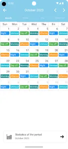 Workshift Calendar screenshot 2