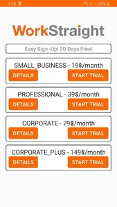 WorkStraight screenshot 3