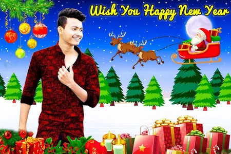 New Year Photo Editor Frames screenshot 1