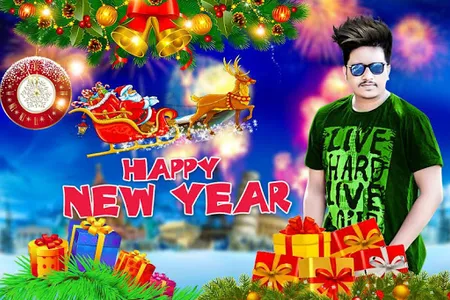 New Year Photo Editor Frames screenshot 10