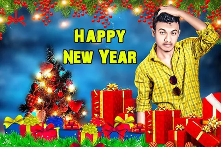 New Year Photo Editor Frames screenshot 12