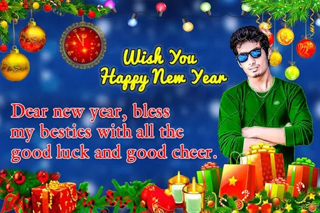 New Year Photo Editor Frames screenshot 15