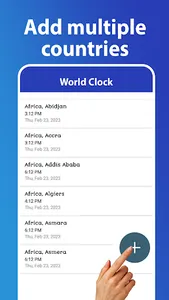 World Clock -World Time Zones screenshot 1