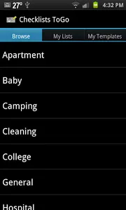 Checklists ToGo screenshot 0