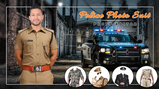 Men Police suit Photo Editor screenshot 5