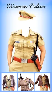 Women Police Photo Suit Editor screenshot 2