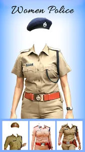 Women Police Photo Suit Editor screenshot 4