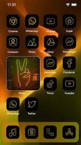 Wow Bumblebee Theme, Icon Pack screenshot 18