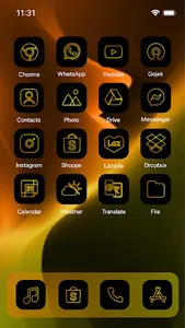 Wow Bumblebee Theme, Icon Pack screenshot 19
